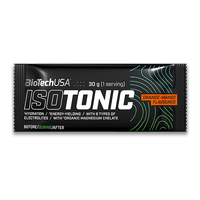 Pudră de băutură BioTechUSA IsoTonic care ajută la menținerea performanței pe termen lung în timpul exercițiilor de anduranță pe termen lung.