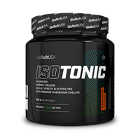 Pudră de băutură BioTechUSA IsoTonic care ajută la menținerea performanței pe termen lung în timpul exercițiilor de anduranță pe termen lung.