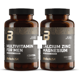 Multivitamin For Men + Calcium Zinc Magnesium from organic sources