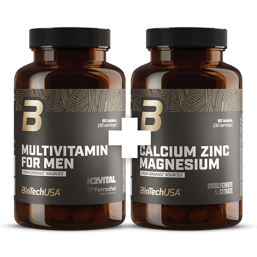 Multivitamin For Men + Calcium Zinc Magnesium from organic sources