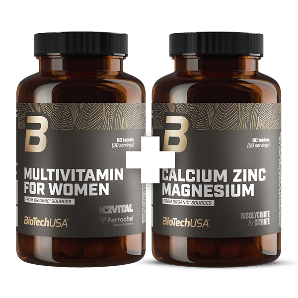 Multivitamin For Women + Calcium Zinc Magnesium from organic sources
