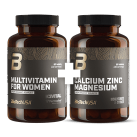 Multivitamin For Women + Calcium Zinc Magnesium from organic sources