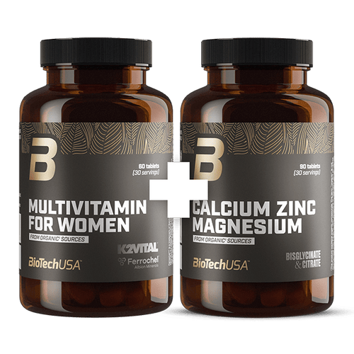 Multivitamin For Women + Calcium Zinc Magnesium from organic sources
