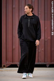 Pantaloni jogger wide leg pentru bărbați CORE