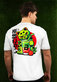 Tricou unisex supradimensionat, ediție limitată (Căpșuni-matcha)