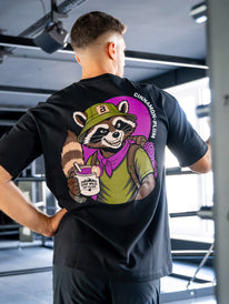Tricou unisex oversized ediție limitată (Scorțișoară - Prună)