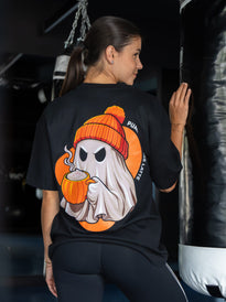 Tricou unisex oversized ediție limitată (Pumpkin Spice Latte)