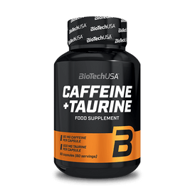 Caffeine + Taurine - 60 capsulă BioTechUSA