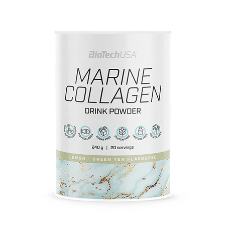 Praf de băutură Marine Collagen, 240 g - BioTechUSA